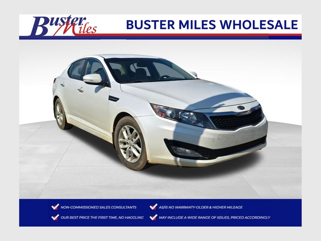 Snow White Pearl 2012 Kia Optima Sedan Front-Wheel Drive 6-Speed Automatic