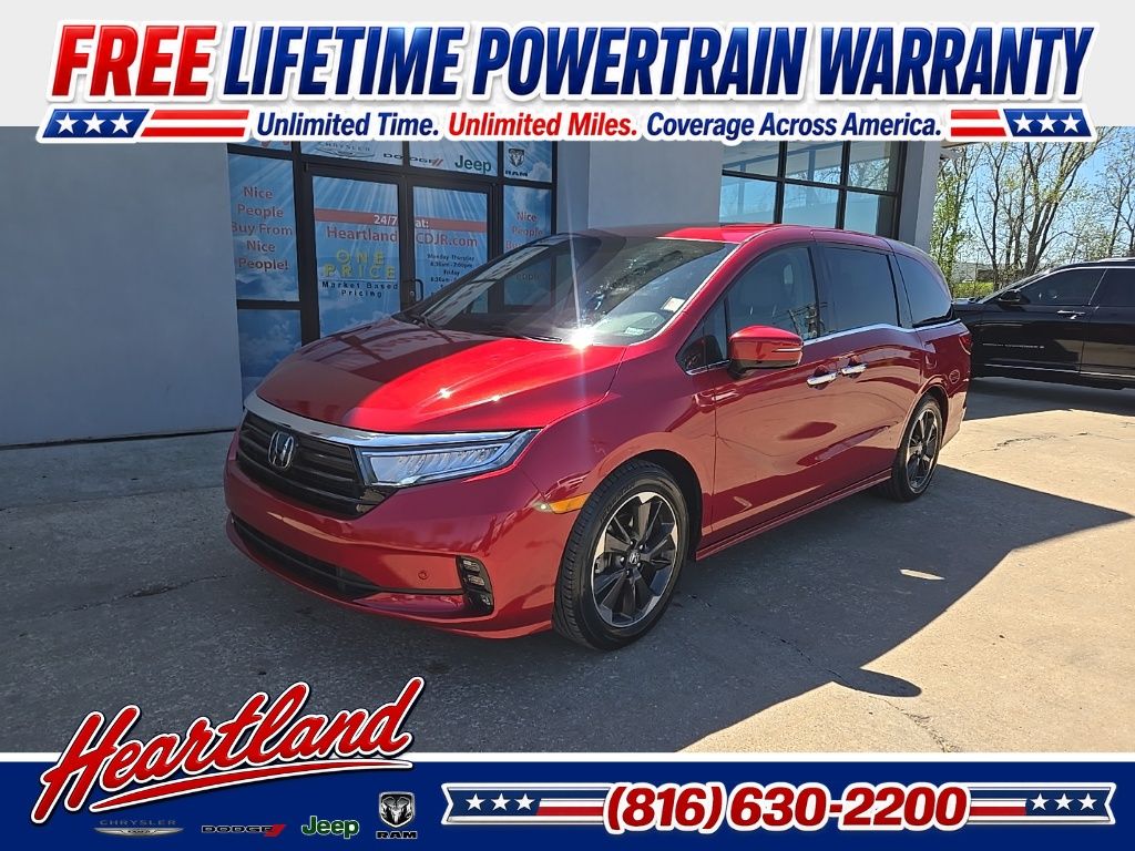 Red 2024 Honda Odyssey Minivan Front-Wheel Drive Automatic