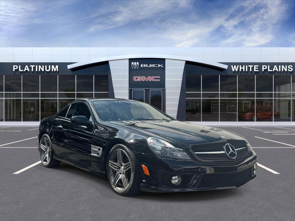 Black 2009 Mercedes-Benz SL-Class Convertible Rear-Wheel Drive 7-Speed Automatic