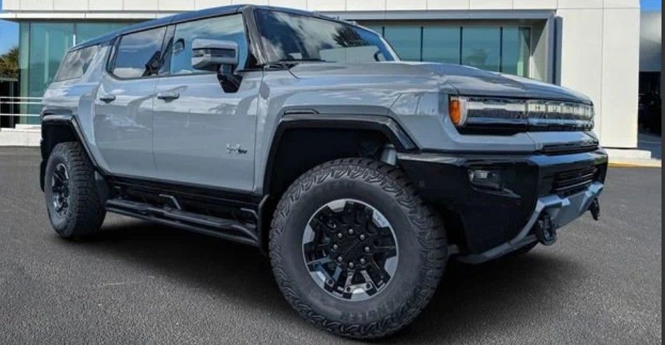 Meteorite Metallic (Grey) 2025 GMC Hummer EV SUV 2X AWD SUV / Crossover All-Wheel Drive 1-Speed Automatic