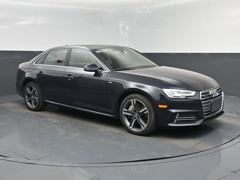 Moonlight Blue Metallic 2017 Audi A4 2.0T quattro Premium Plus AWD Sedan All-Wheel Drive 7-Speed Automatic