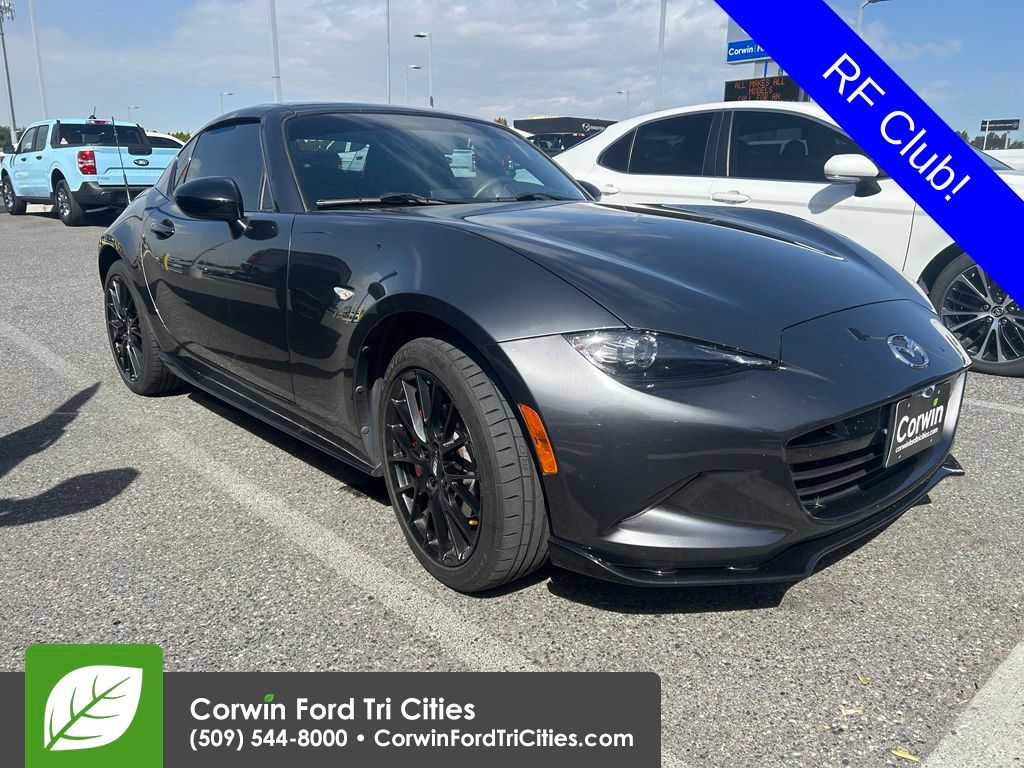 Machine Gray 2018 Mazda MX-5 Miata Convertible Rear-Wheel Drive 6-Speed Manual