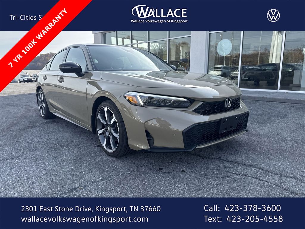 Sand Dune 2025 Honda Civic Hybrid Sport Touring Hatchback FWD Hatchback Front-Wheel Drive Continuously Variable Transmission