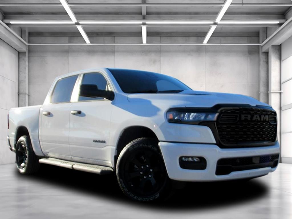 Bright White Clearcoat 2026 RAM 1500 Pickup Truck Four-Wheel Drive 8-Speed Automatic
