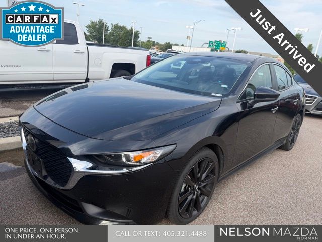 Jet Black Mica 2024 Mazda MAZDA3 Sedan Front-Wheel Drive 6-Speed Automatic