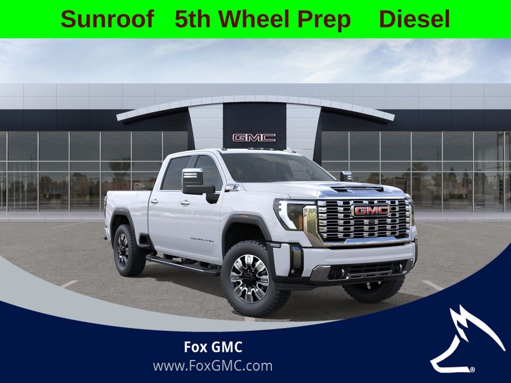 Summit White 2026 GMC Sierra 3500HD Pickup Truck Four-Wheel Drive Automatic