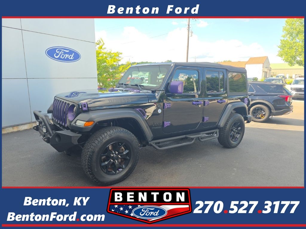 Black Clearcoat 2020 Jeep Wrangler SUV / Crossover Four-Wheel Drive 8-Speed Automatic