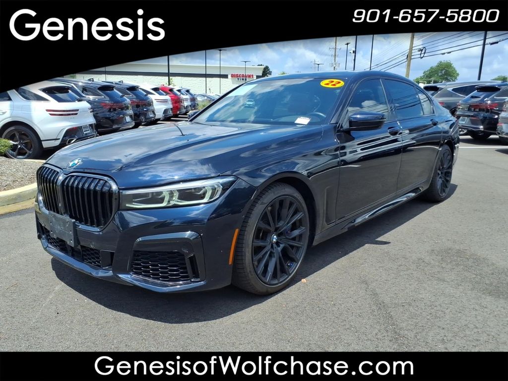Carbon Black Metallic 2022 BMW 7 Series Sedan All-Wheel Drive 8-Speed Automatic