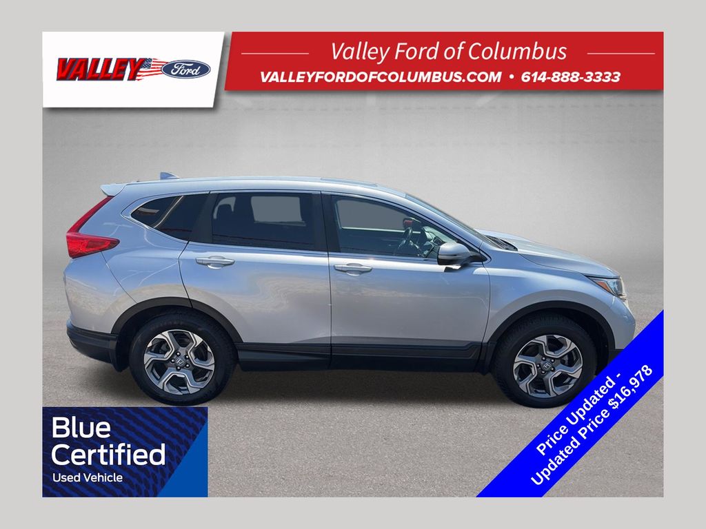 Lunar Silver Metallic 2017 Honda CR-V SUV / Crossover All-Wheel Drive Continuously Variable Transmission