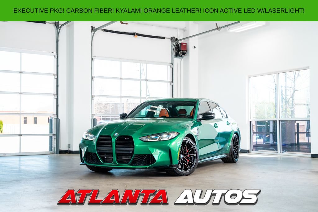 Isle of Man Green Metallic 2024 BMW M3 Competition xDrive AWD Sedan All-Wheel Drive 8-Speed Automatic