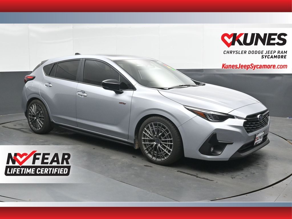 Ice Silver Metallic 2024 Subaru Impreza Wagon All-Wheel Drive Continuously Variable Transmission