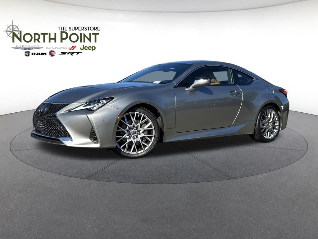 Silver 2021 Lexus RC Coupe Rear-Wheel Drive 8-Speed Automatic