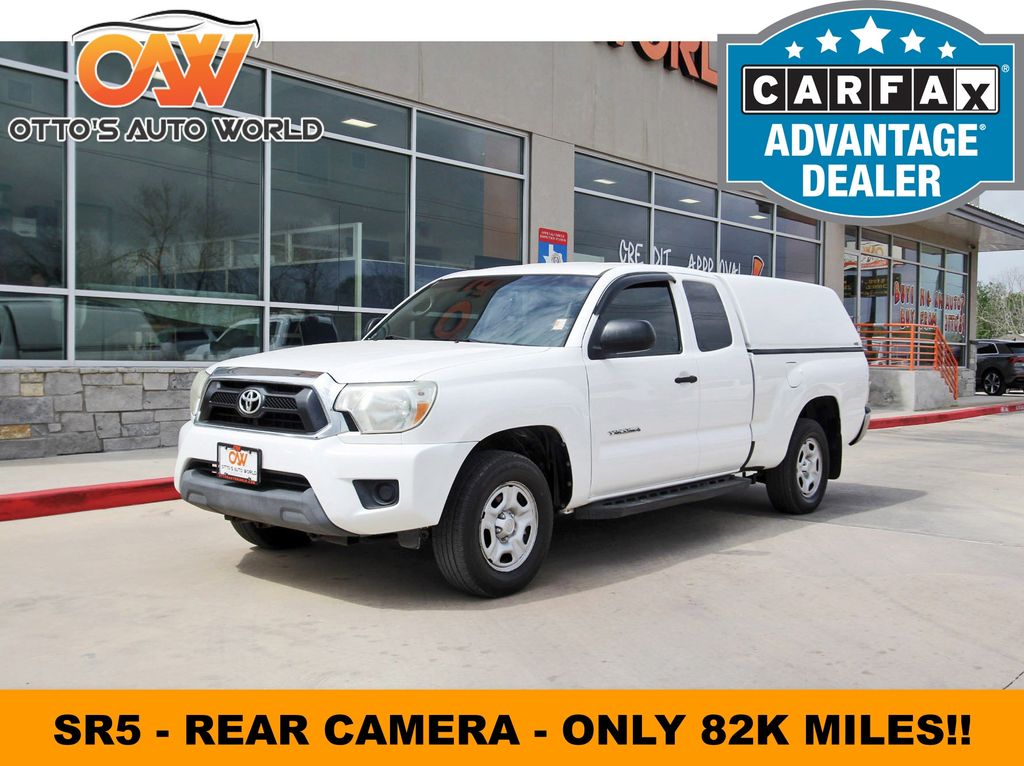 White 2013 Toyota Tacoma Pickup Truck 4-Speed Automatic Overdrive