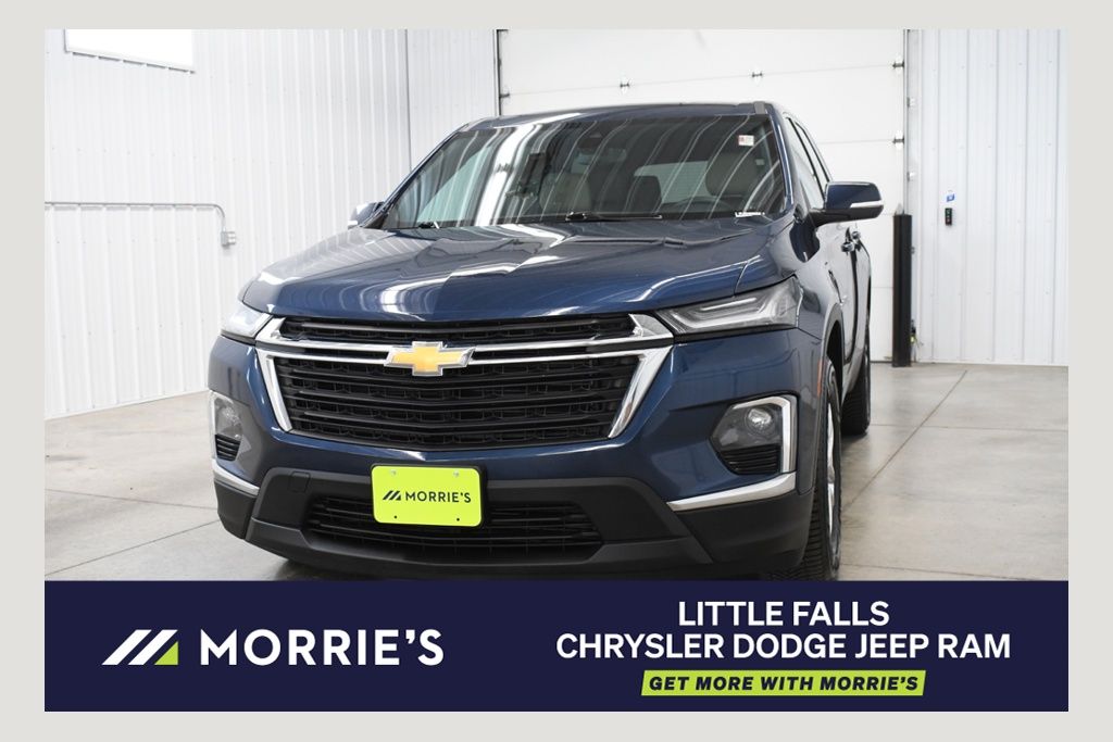 Blue Metallic 2023 Chevrolet Traverse SUV / Crossover Four-Wheel Drive 9-Speed Automatic