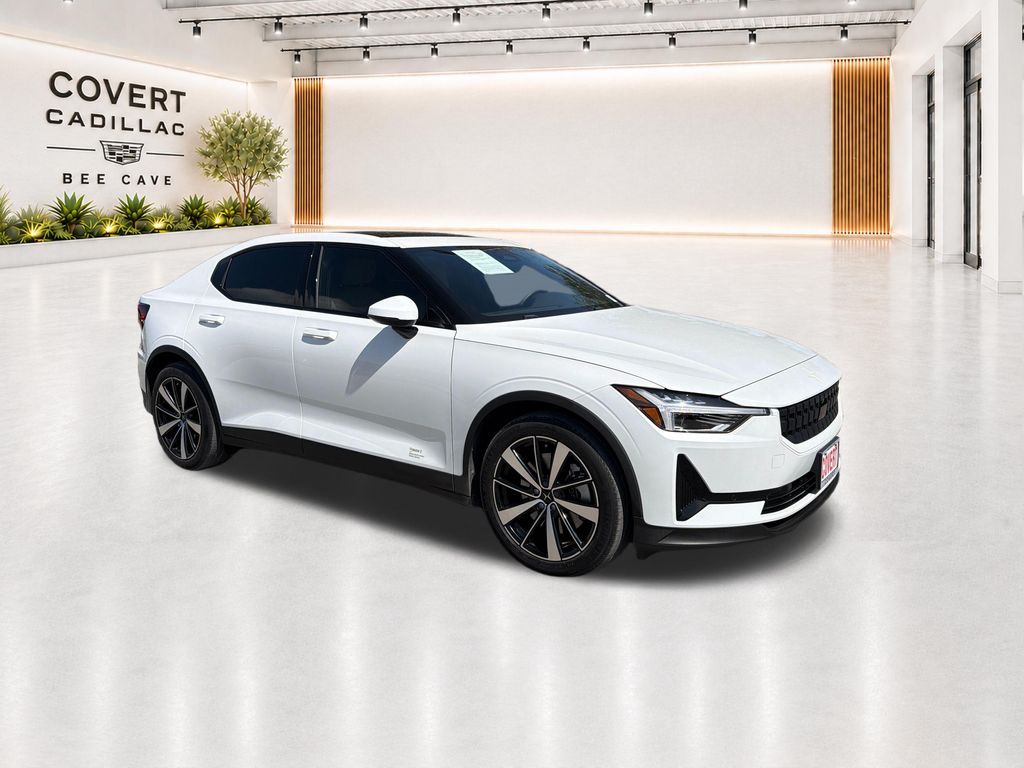 White (Snow) 2022 Polestar 2 Sedan All-Wheel Drive 1-Speed Automatic