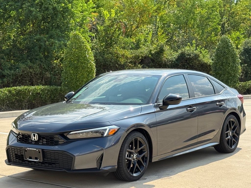 2026 Honda Civic Sport Gray at Classic Honda Galveston