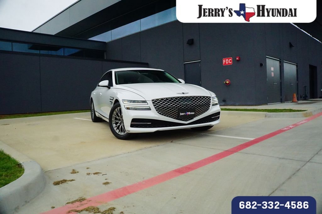 Uyuni White 2021 Genesis G80 2.5T RWD Sedan Rear-Wheel Drive 8-Speed Automatic