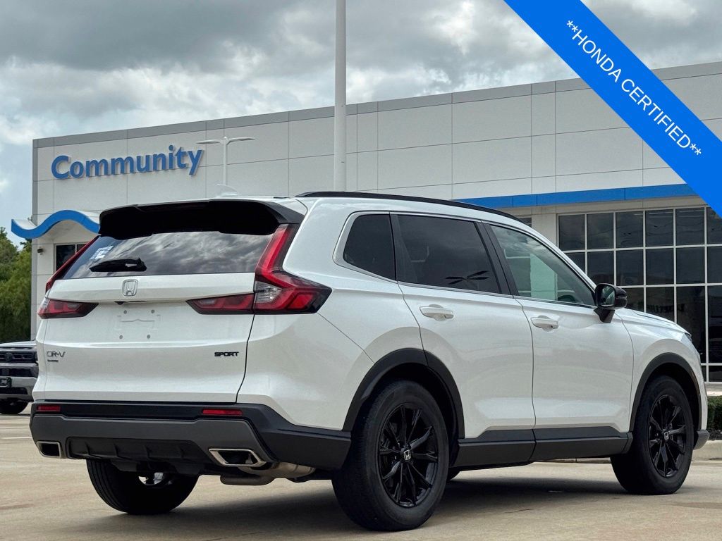 2023 Honda CR-V Hybrid Sport White at Bayway Cadillac Southwest