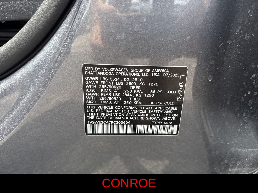 2024 Volkswagen Atlas Cross Sport 2.0T SE w/Technology Gray at DeMontrond Auto Country
