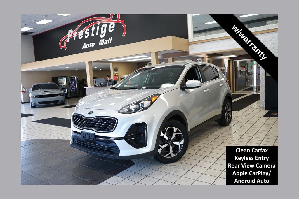 Sparkling Silver 2020 Kia Sportage SUV / Crossover Front-Wheel Drive 6-Speed Automatic Overdrive