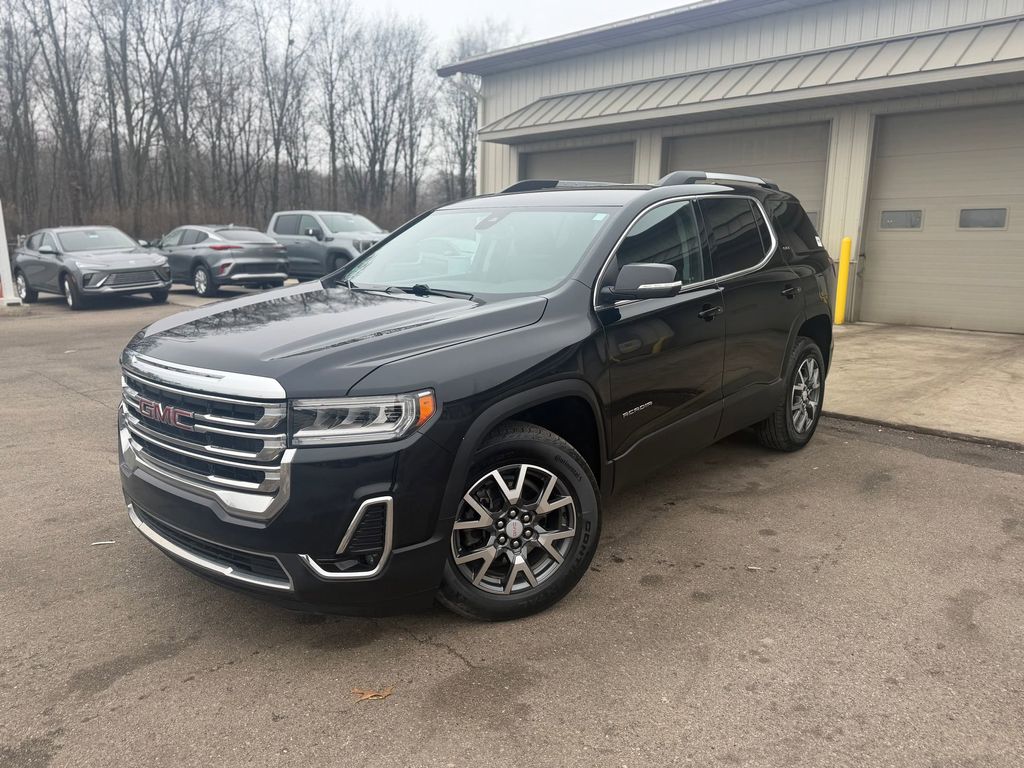 Black (Ebony Twilight Metallic) 2023 GMC Acadia SLT AWD SUV / Crossover Four-Wheel Drive 9-Speed Automatic