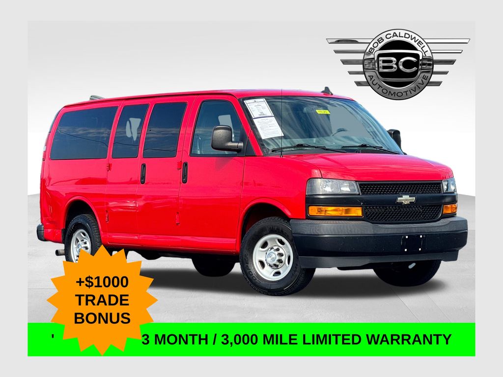 Red Hot 2019 Chevrolet Express Van Rear-Wheel Drive 6-Speed Automatic Overdrive