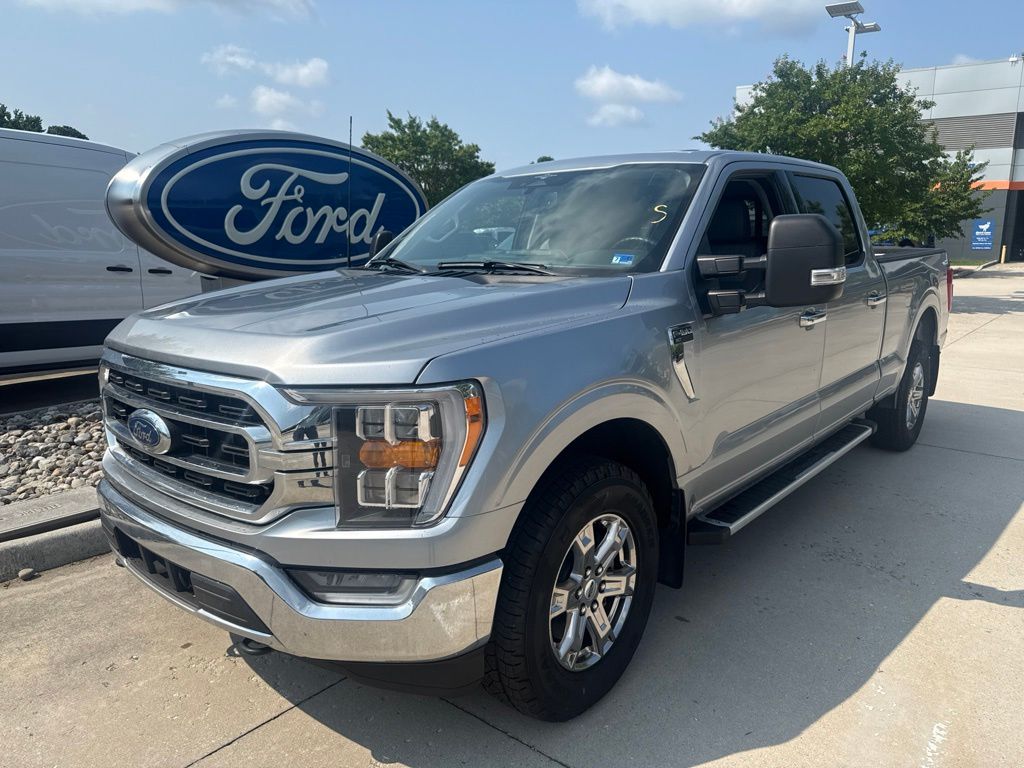 Iconic Silver Metallic 2023 Ford F-150 Pickup Truck Four-Wheel Drive Automatic