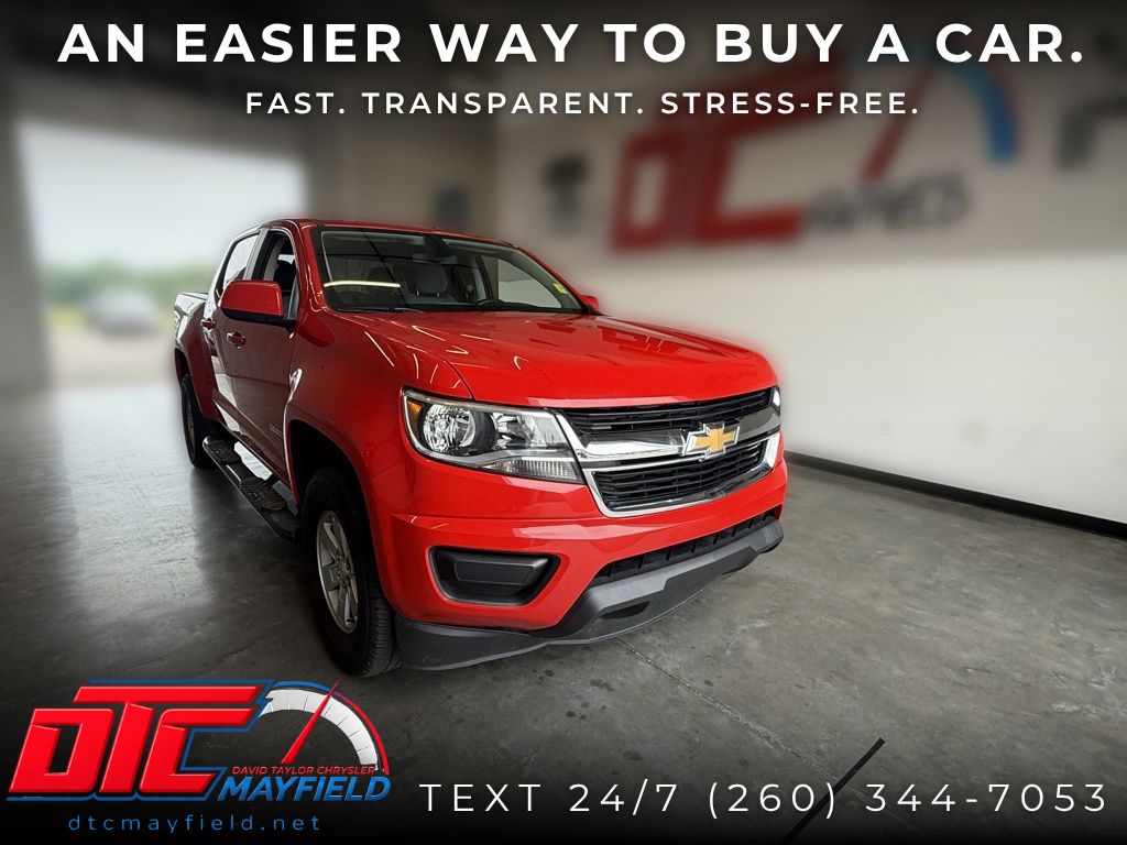 Red Hot 2018 Chevrolet Colorado Work Truck Crew Cab RWD Pickup Truck 4X2 6-Speed Automatic