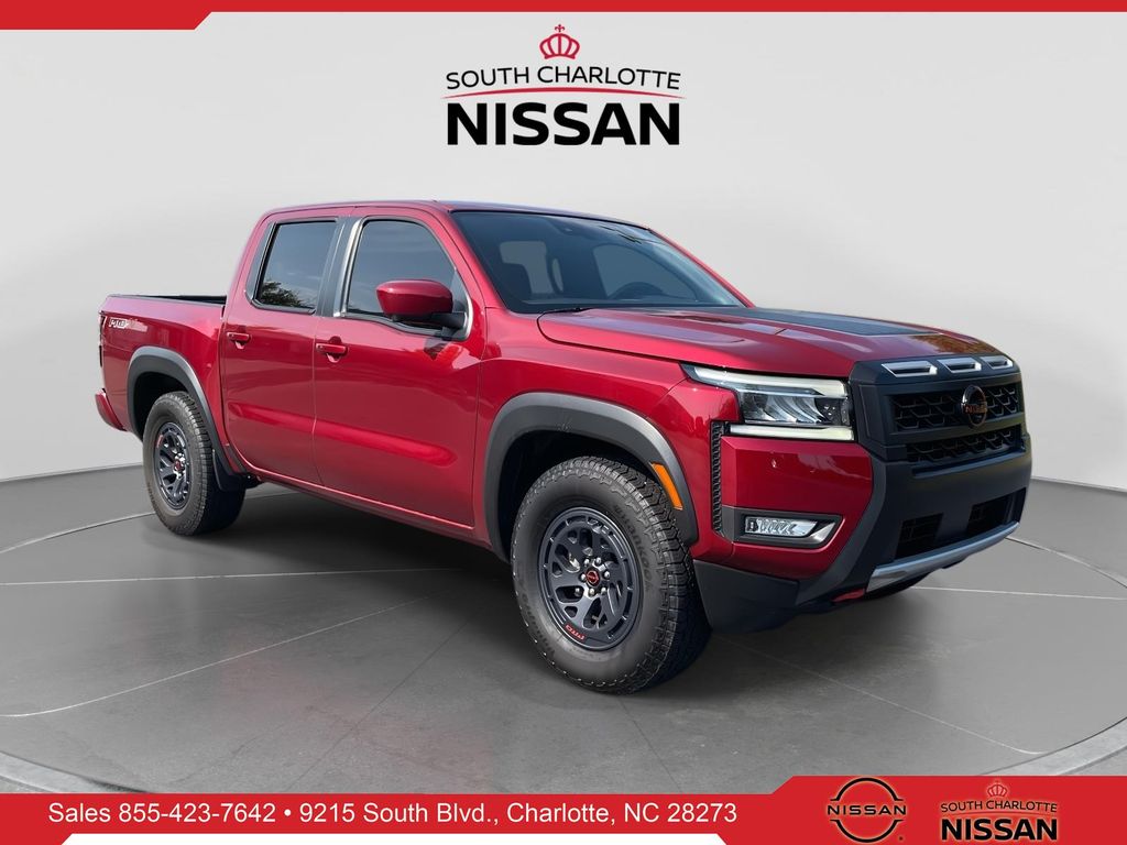 Red 2025 Nissan Frontier Pickup Truck 4X2 9-Speed Automatic Overdrive