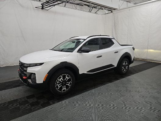 Atlas White 2026 Hyundai Santa Cruz Pickup Truck All-Wheel Drive 8-Speed Automatic
