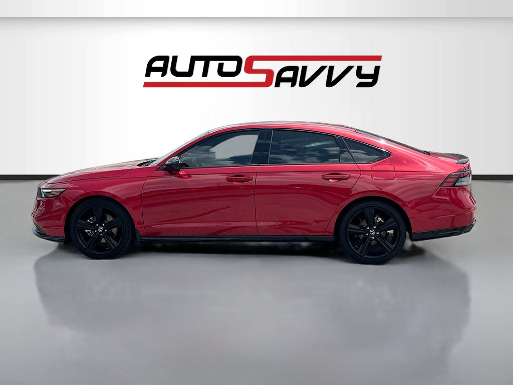 2025 Honda Accord Hybrid Sport-L Red at Classic Chevrolet Galveston