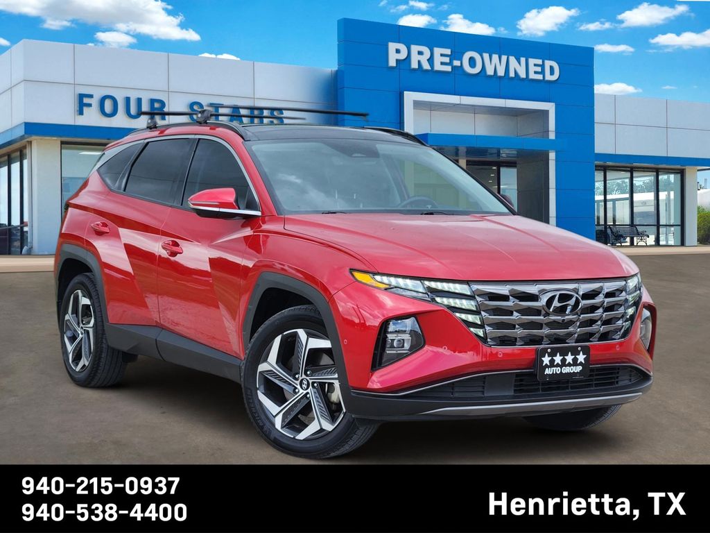 Calypso Red 2023 Hyundai Tucson Limited AWD SUV / Crossover All-Wheel Drive 8-Speed Automatic