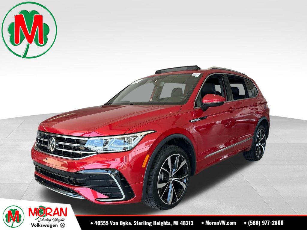Red Metallic 2024 Volkswagen Tiguan SUV / Crossover All-Wheel Drive 8-Speed Automatic