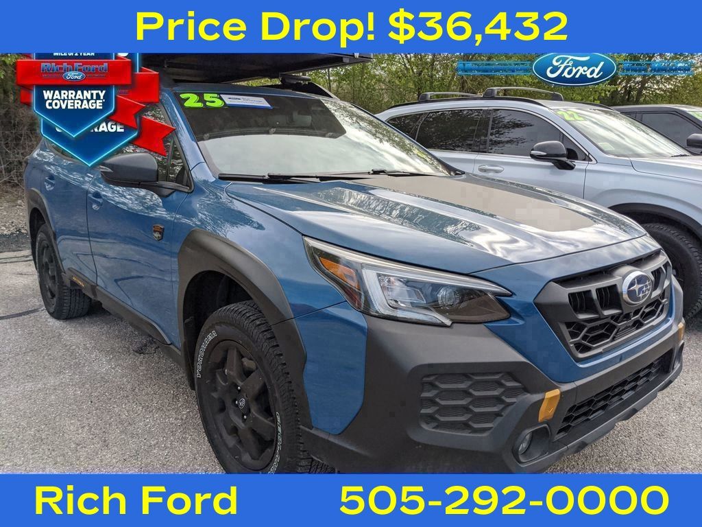 Geyser Blue 2025 Subaru Outback Wilderness AWD SUV / Crossover All-Wheel Drive Continuously Variable Transmission
