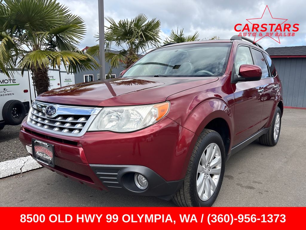 Camellia Red Pearl 2012 Subaru Forester 2.5X Limited SUV / Crossover All-Wheel Drive 4-Speed Automatic