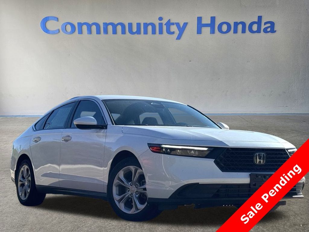 2023 Honda Accord LX White at Classic Elite Chevrolet Sugar Land