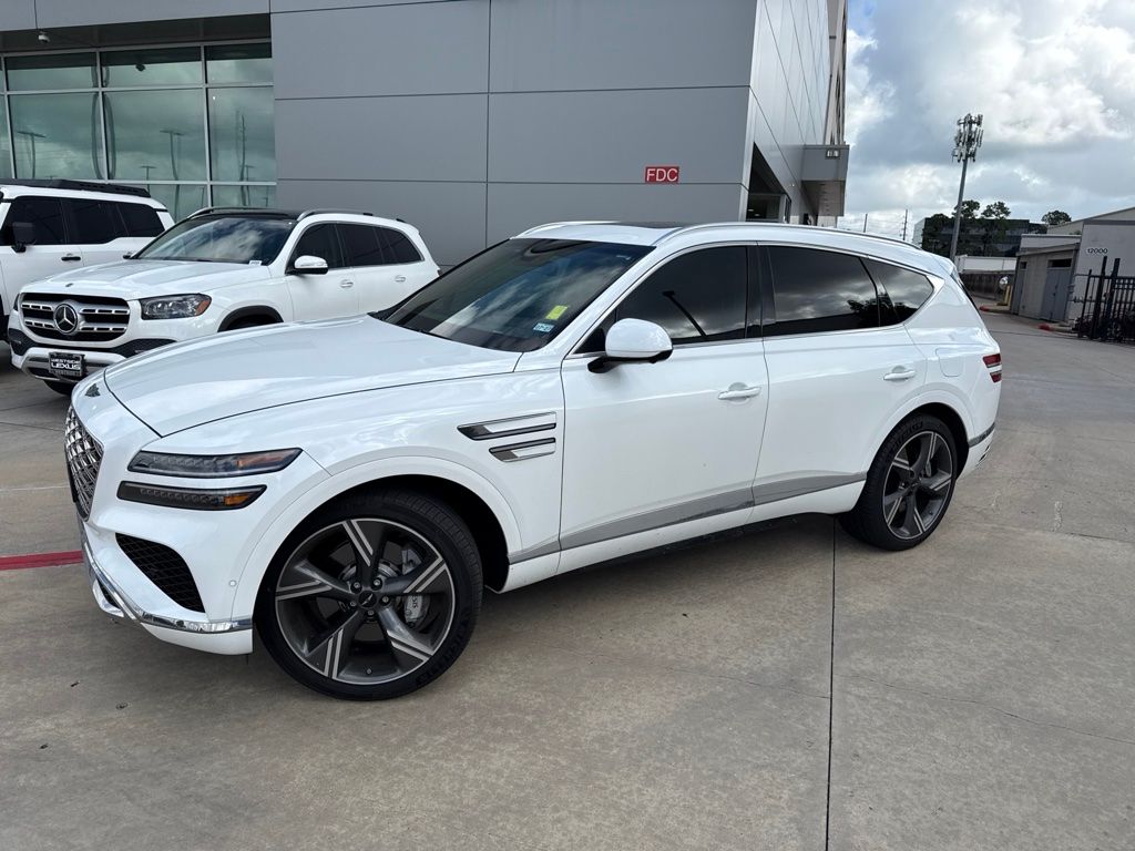 2025 Genesis GV80 3.5T Prestige White at Genesis of Spring