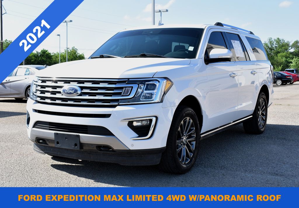 Oxford White 2021 Ford Expedition MAX Limited 4WD SUV / Crossover Four-Wheel Drive 10-Speed Automatic