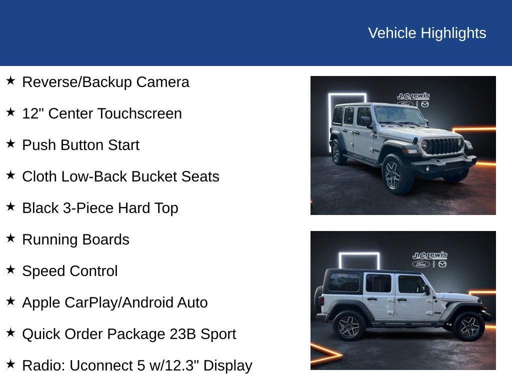 2024 Jeep Wrangler Sport