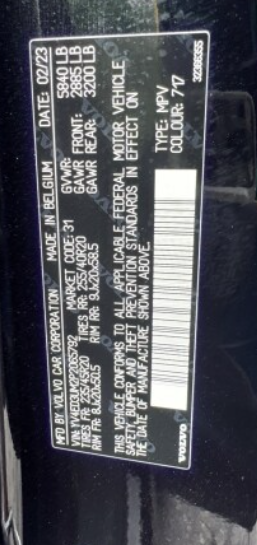 Used 2023 Volvo XC40 Ultimate with VIN YV4ED3UM2P2065792 for sale in Bethesda, MD