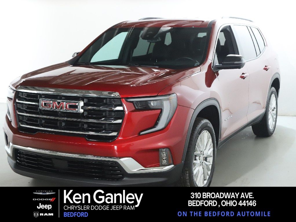 Volcanic Red Tintcoat 2024 GMC Acadia SUV / Crossover Front-Wheel Drive 8-Speed Automatic