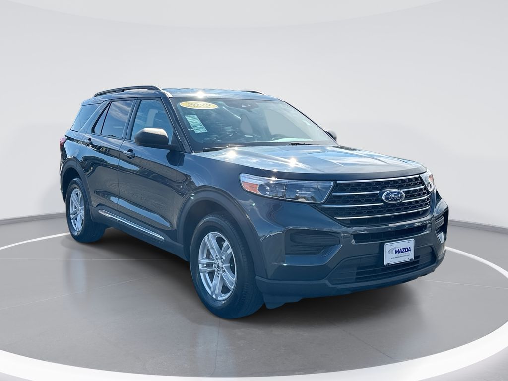 2022 Ford Explorer XLT Blue at Stokes Mazda