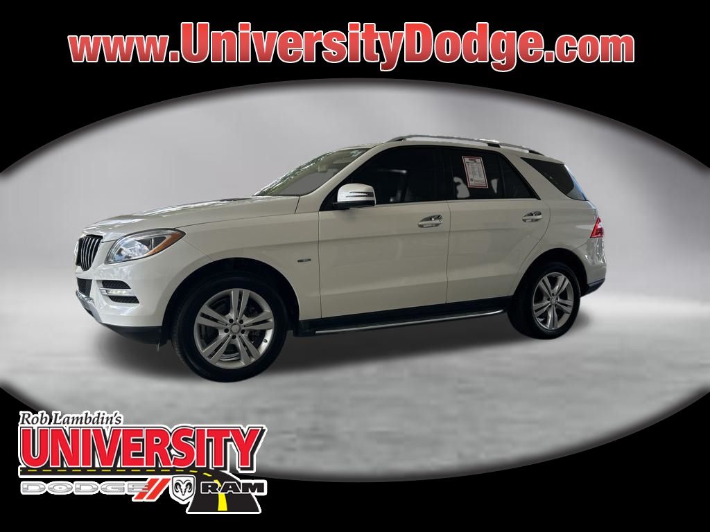 White 2012 Mercedes-Benz M-Class SUV / Crossover All-Wheel Drive 7-Speed Automatic