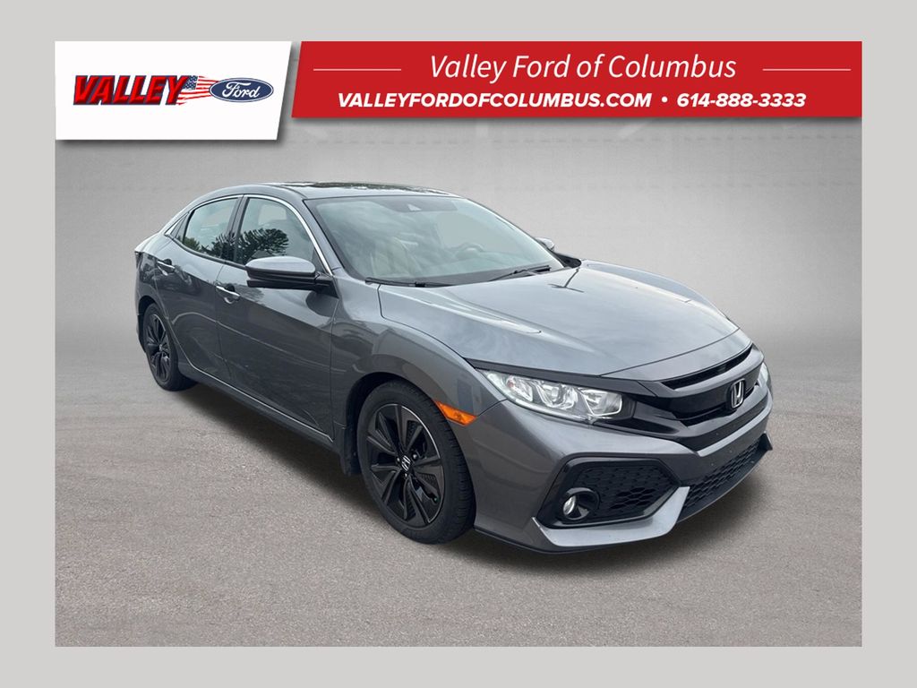 Polished Metal Metallic 2019 Honda Civic Hatchback Hatchback Front-Wheel Drive Continuously Variable Transmission