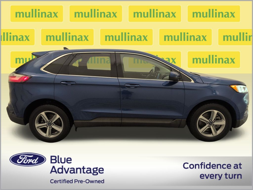Certified Used 2021 Blue Ford SEL image 2