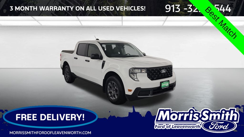 Oxford White 2025 Ford Maverick Pickup Truck All-Wheel Drive Continuously Variable Transmission