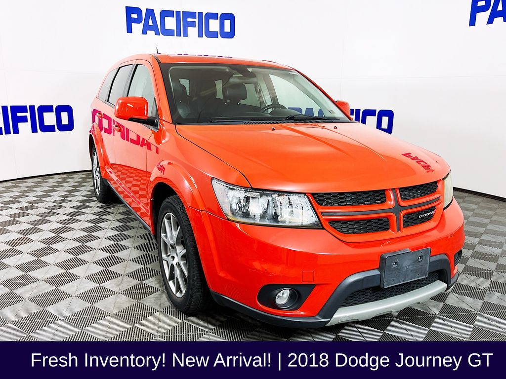 Blood Orange Clearcoat 2018 Dodge Journey GT FWD SUV / Crossover Front-Wheel Drive 6-Speed Automatic