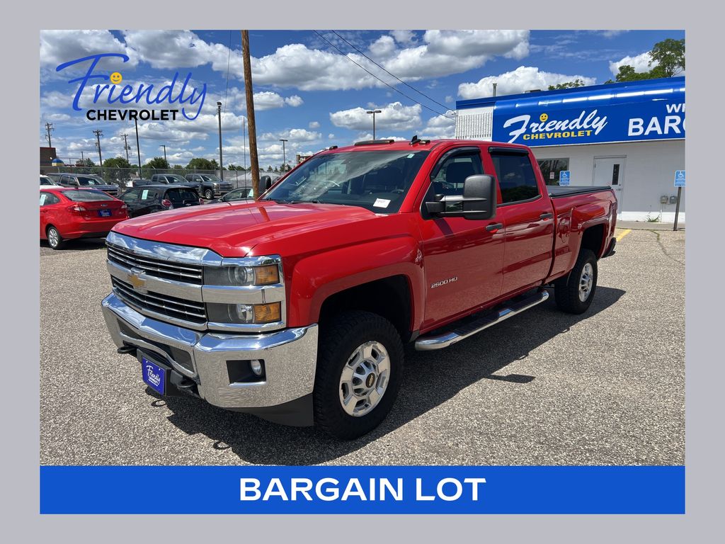 Victory Red 2015 Chevrolet Silverado 2500HD Pickup Truck Four-Wheel Drive 6-Speed Automatic Overdrive