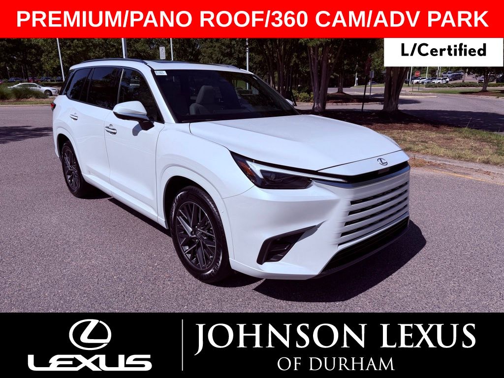 Pearl 2025 Lexus TX SUV / Crossover Front-Wheel Drive 8-Speed Automatic