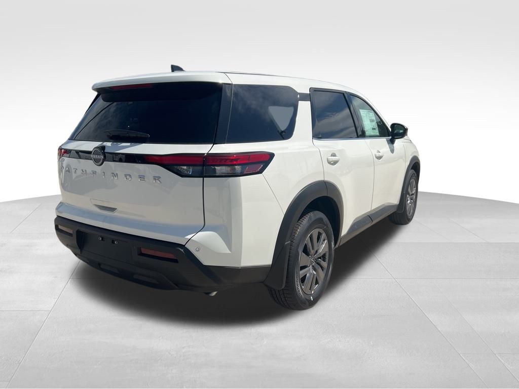 2025 Glacier White Nissan Pathfinder S FWD SUV